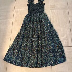 Hill House Navy Floral Dress size XS